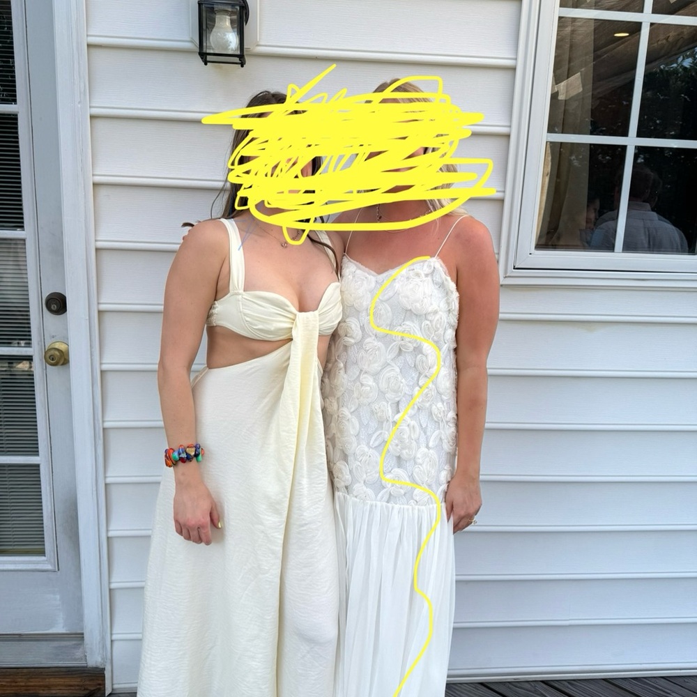 SHEIN Cream Jumpsuit